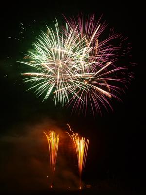 大沢野花火大会写真